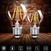 Bec LED filament incandescent Edison 4w dulie e27 lumina calda