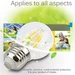 Bec LED filament incandescent Edison 4w dulie e27 lumina calda
